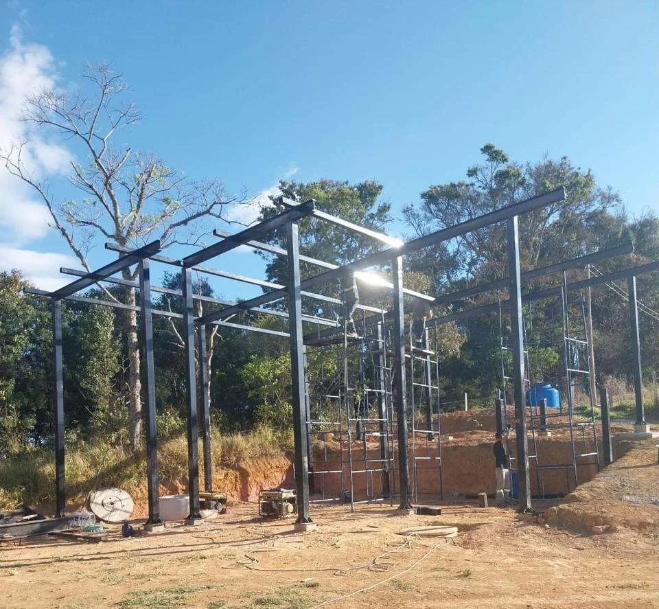 Estrutura metálica residencial em Extrema, Minas Gerais